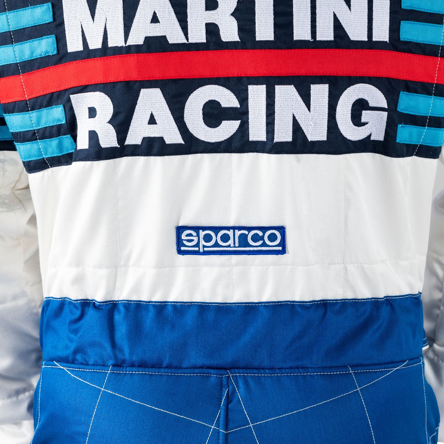 001144MR Sparco Martini Racing Classic Retro Rally Suit Fireproof FIA 8856-2018 - raceforglory.store