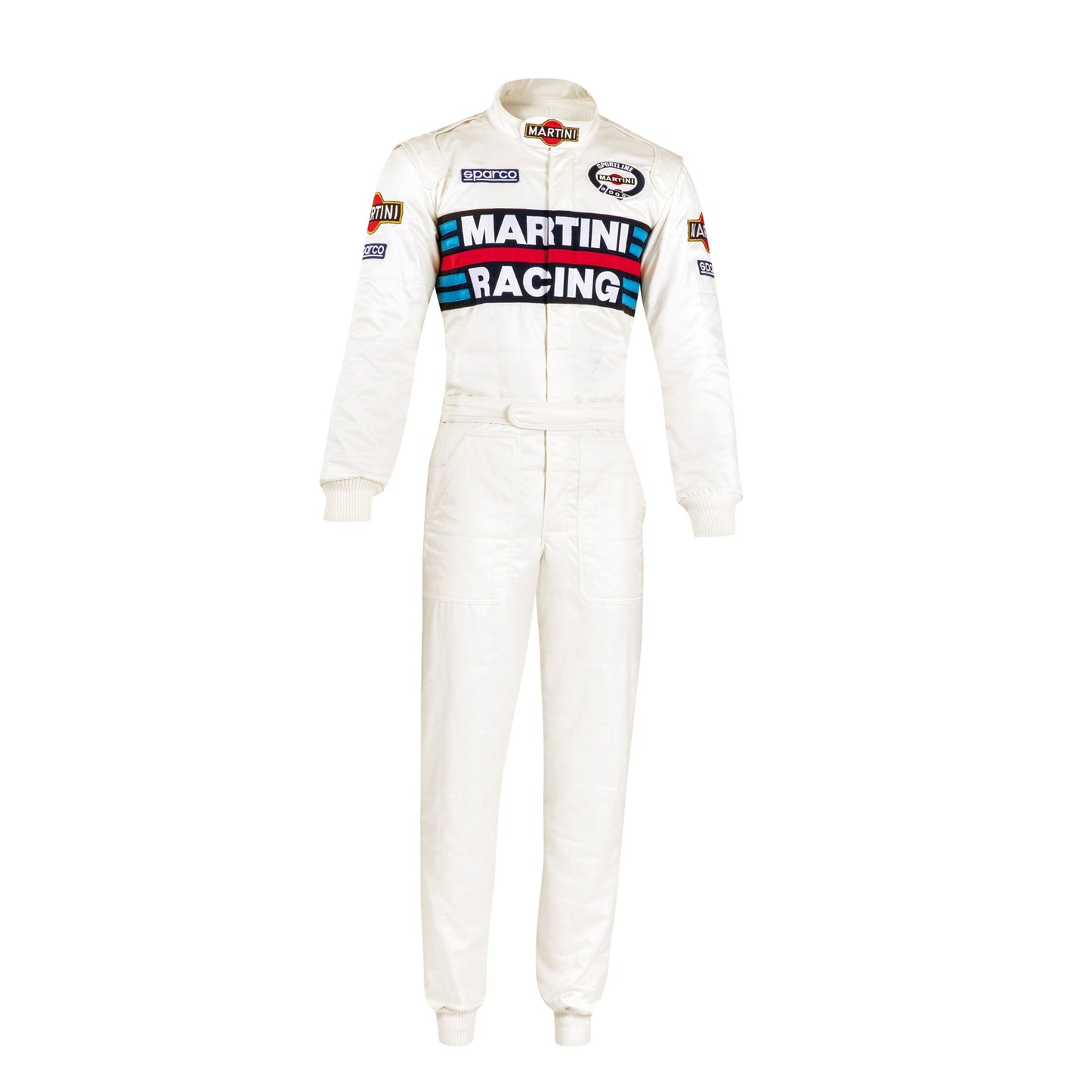 001144MR Sparco Martini Racing Classic Retro Rally Suit Fireproof FIA 8856-2018 - raceforglory.store