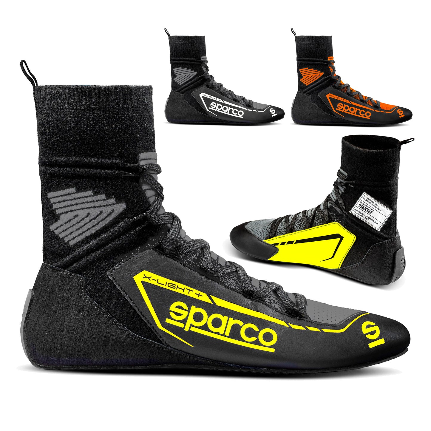 001278 Sparco X-LIGHT+ Racing Driver Boots Fireproof FIA 8856-2018 Race Spec - raceforglory.store