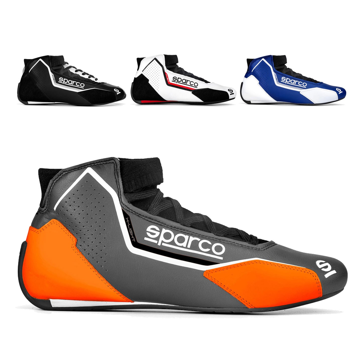 001283 Sparco X-Light Racing Boots Fireproof FIA-8856-2018 Approved Motorsport - raceforglory.store