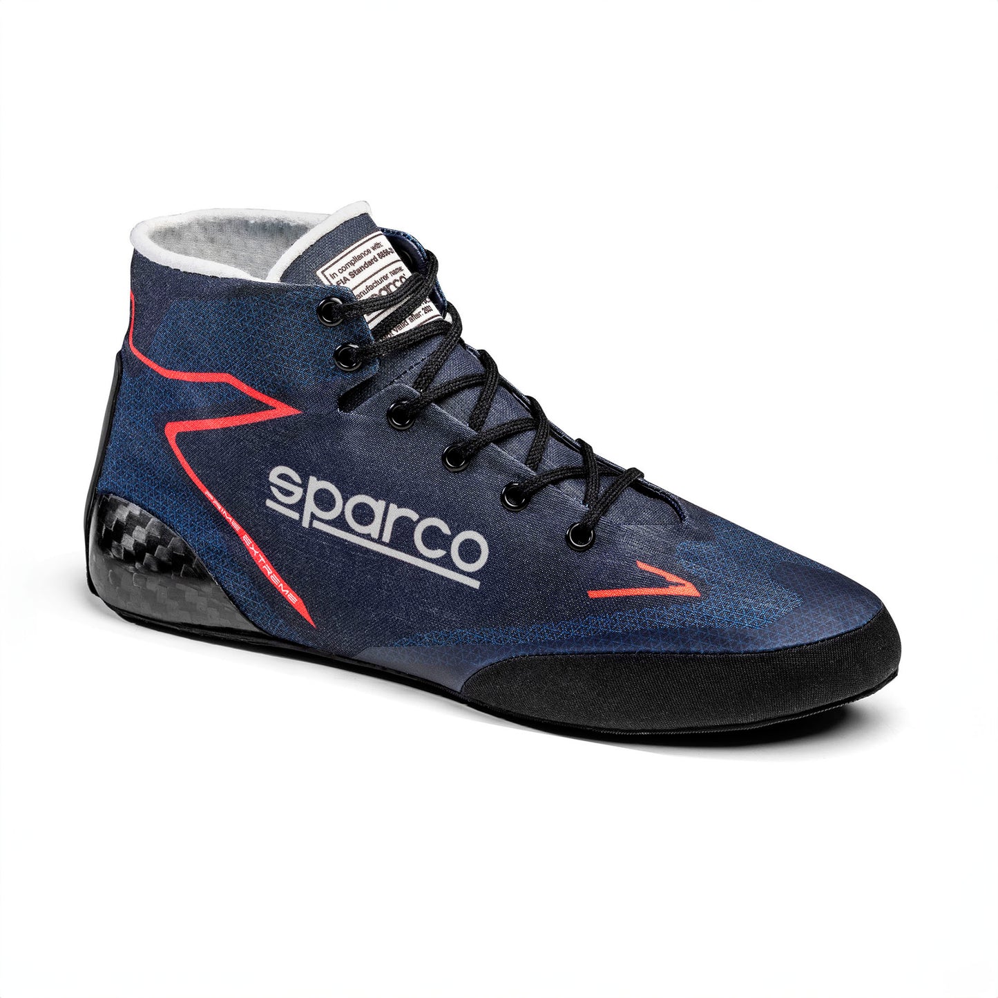 0012A9 Sparco Prime Extreme Shoes Race Driver Boots Carbon Insole FIA 8856-2018 - raceforglory.store