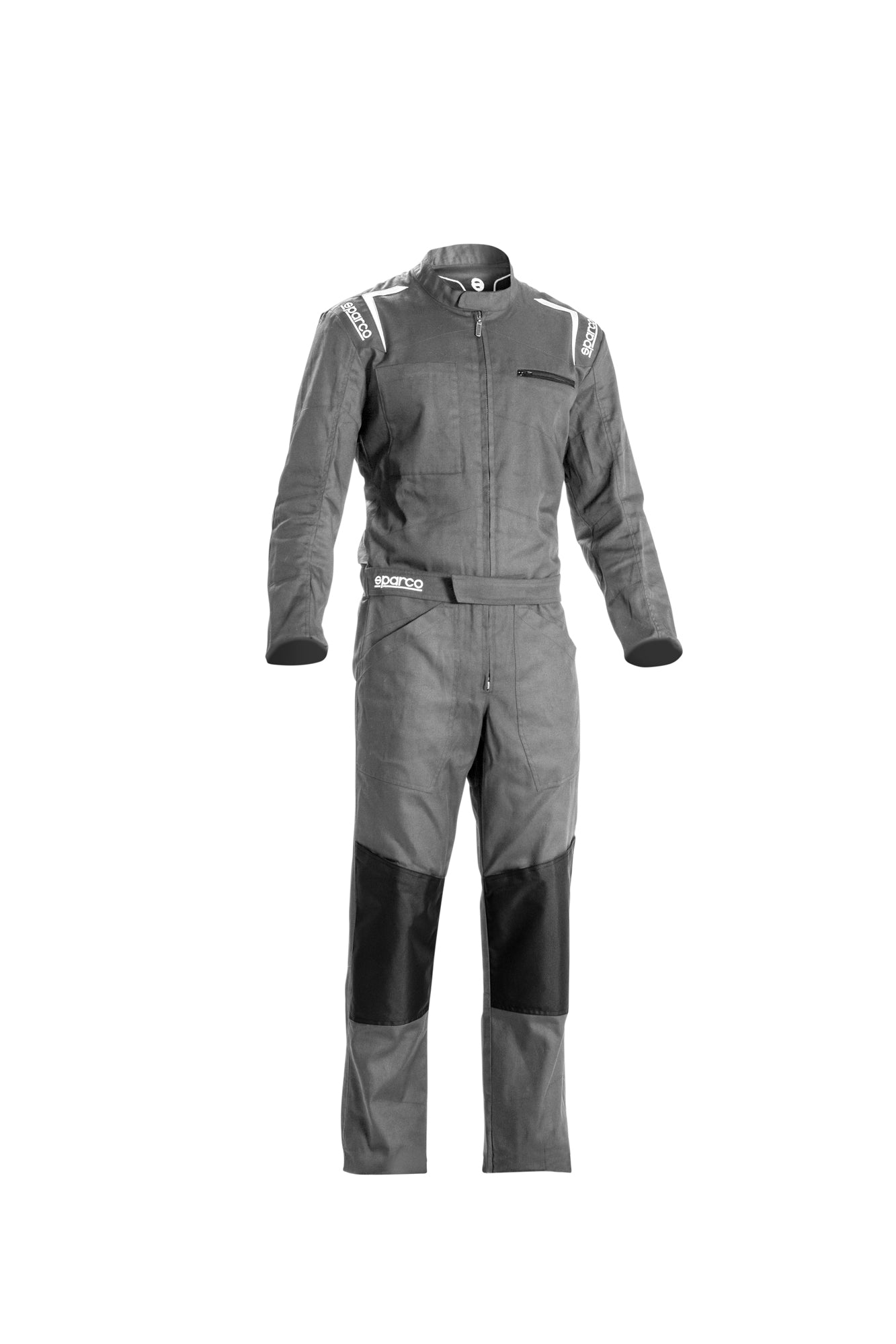 Sparco MS-5 MS5 Race Mechanic Suit Overalls Colour Black/Grey Pitcrew Teamwear - raceforglory.store