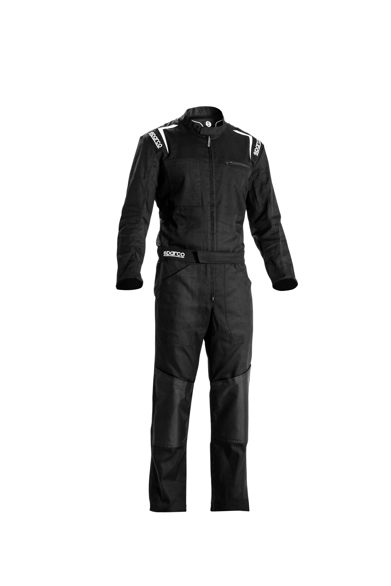 Sparco MS-5 MS5 Race Mechanic Suit Overalls Colour Black/Grey Pitcrew Teamwear - raceforglory.store