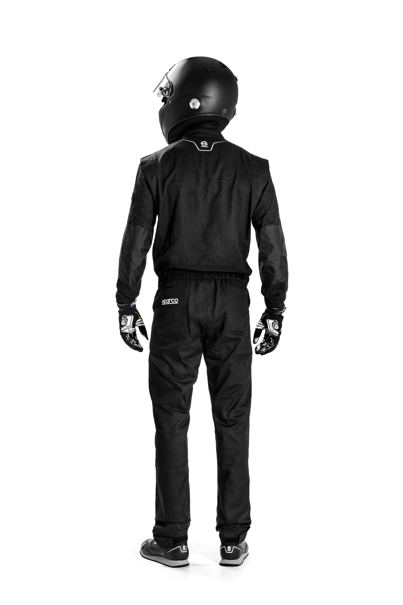 Sparco MS-5 MS5 Race Mechanic Suit Overalls Colour Black/Grey Pitcrew Teamwear - raceforglory.store