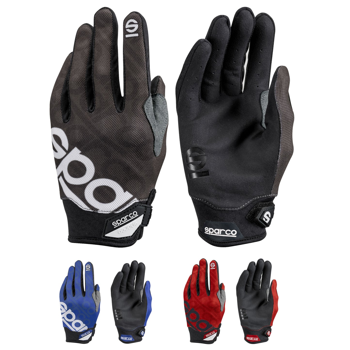 002093 Sparco MECA-3 Mechanics Gloves Pitcrew Race Team in 3 Colours Sizes S-XL - raceforglory.store