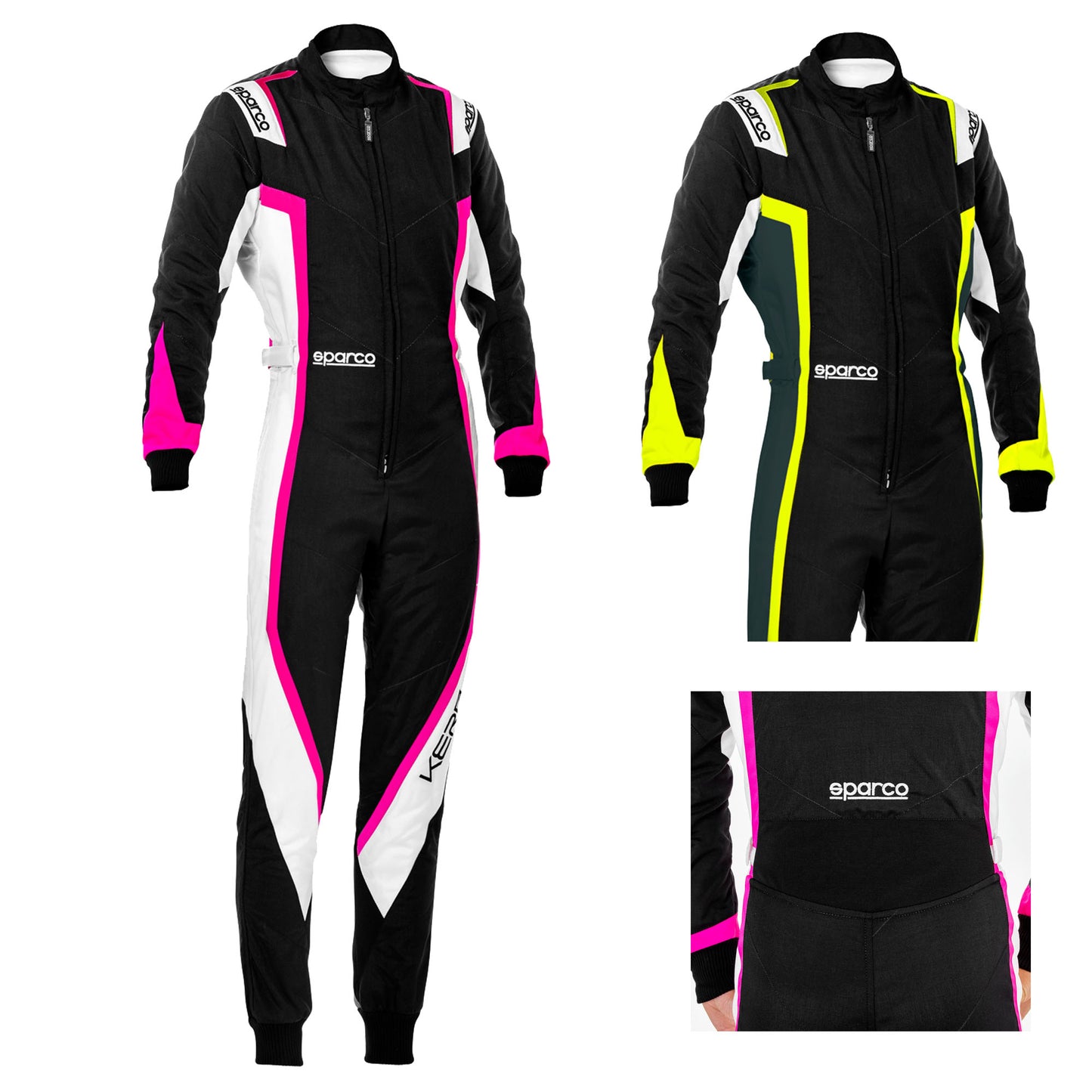 002341 Sparco Kerb Ladies Kart Suit Karting Go-Kart Spec for Women Female Girls - raceforglory.store