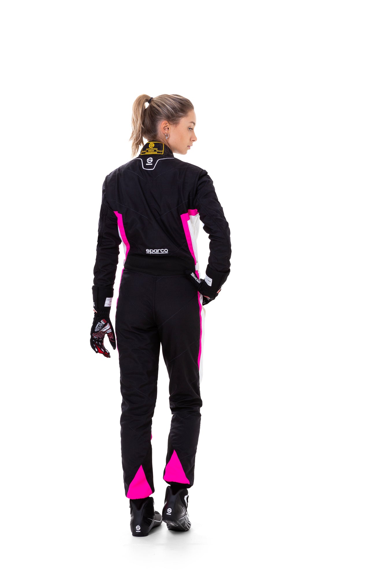 002341 Sparco Kerb Ladies Kart Suit Karting Go-Kart Spec for Women Female Girls - raceforglory.store