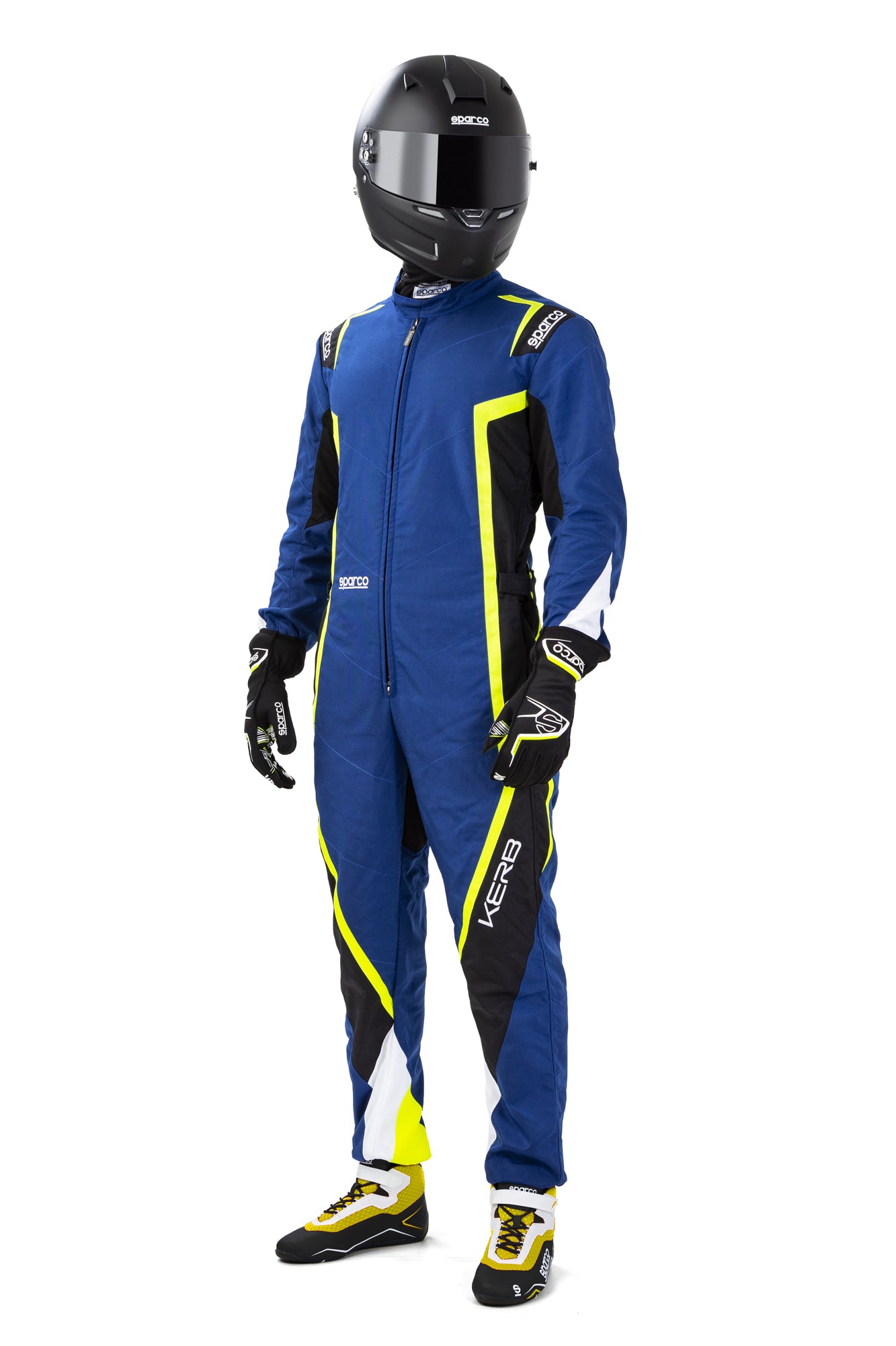 002341 Sparco Kerb Kart Suit Karting Racing (CIK-FIA Level 2) Kids & Adult Sizes - raceforglory.store