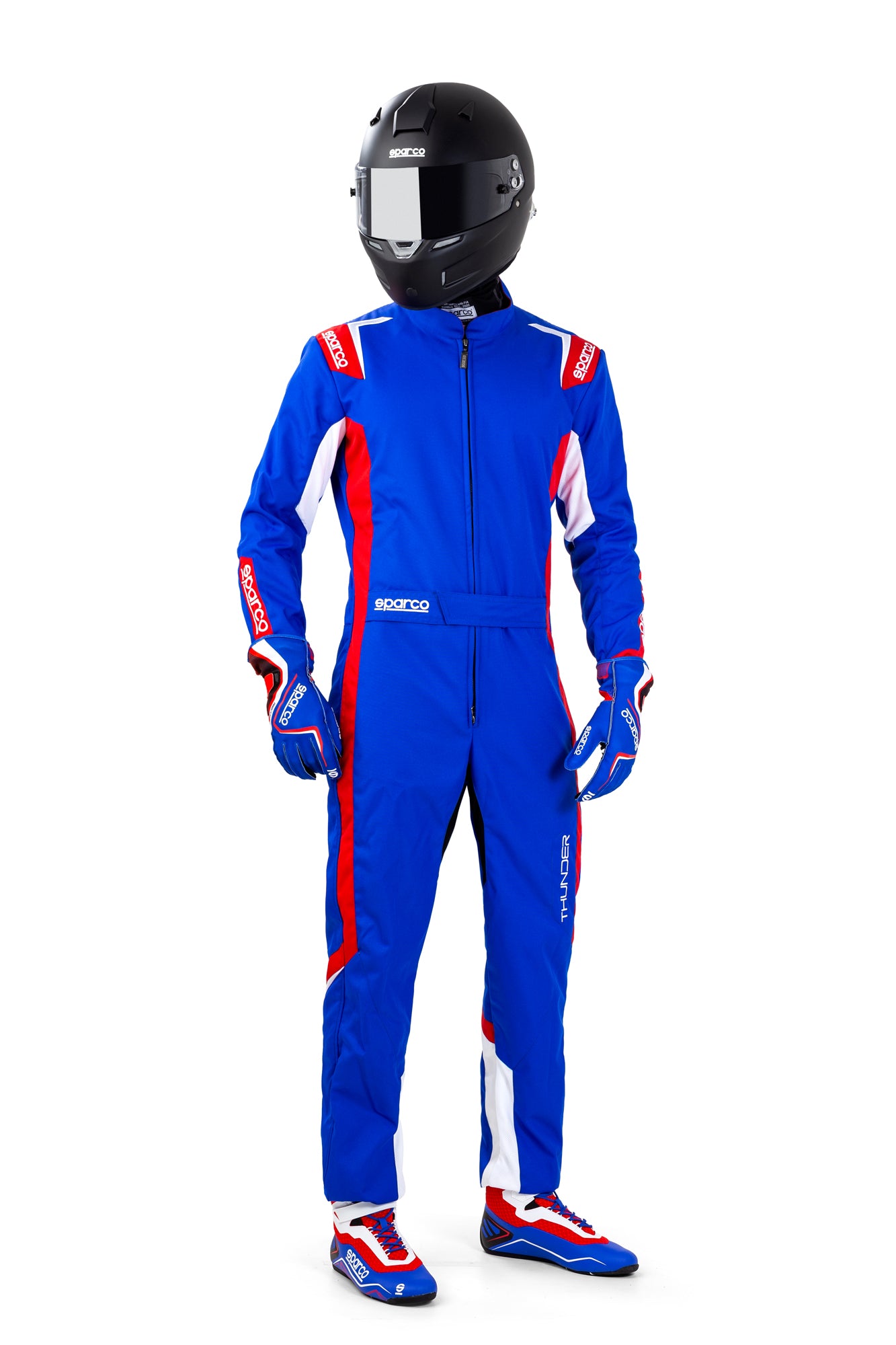 002342 Sparco Thunder Karting Race Suit Kart (CIK-FIA Level 2) Adult & Kids Size - raceforglory.store