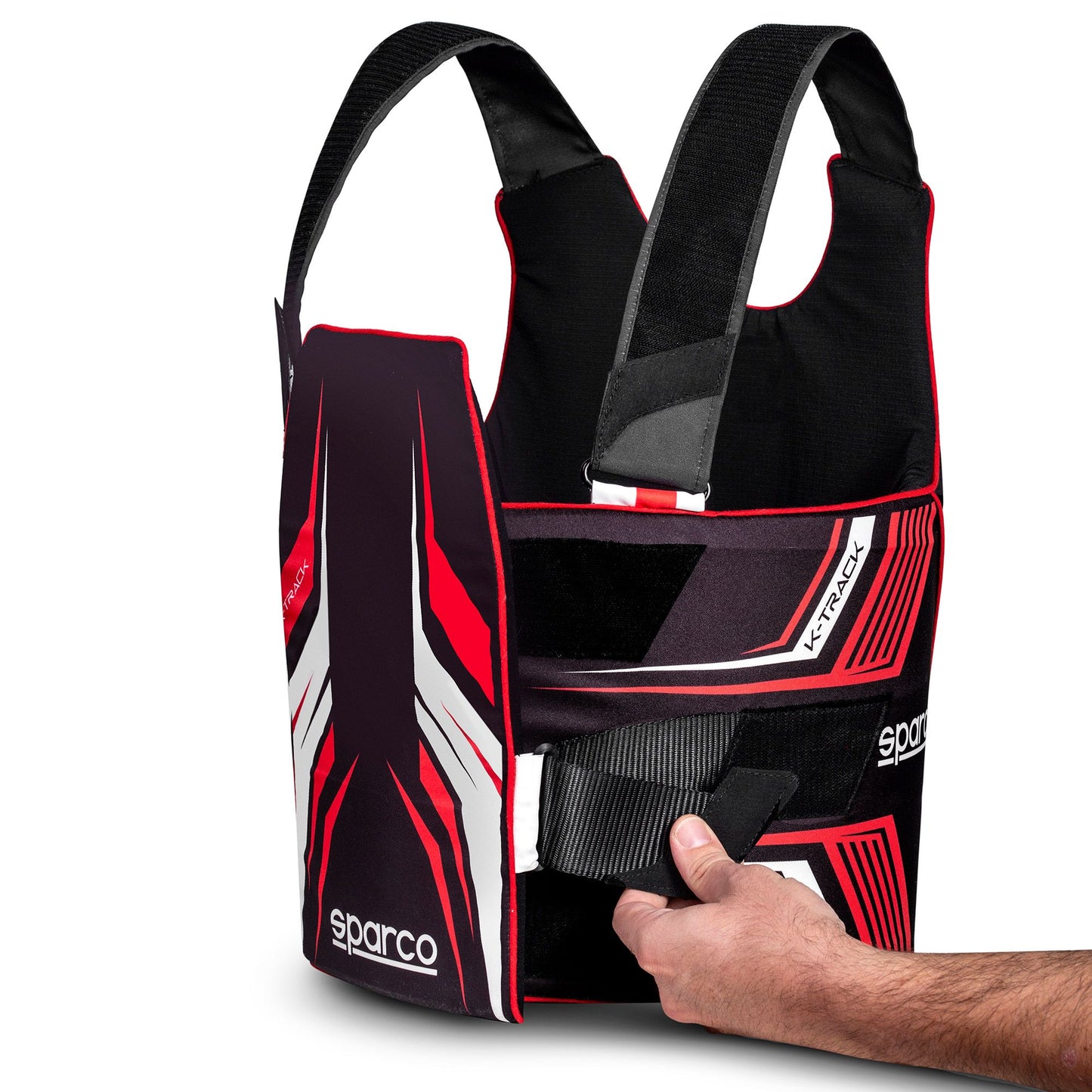 Sparco K-Track Rib Protector Kart Karting Motorsport (FIA 8870-2018) 002406K - raceforglory.store