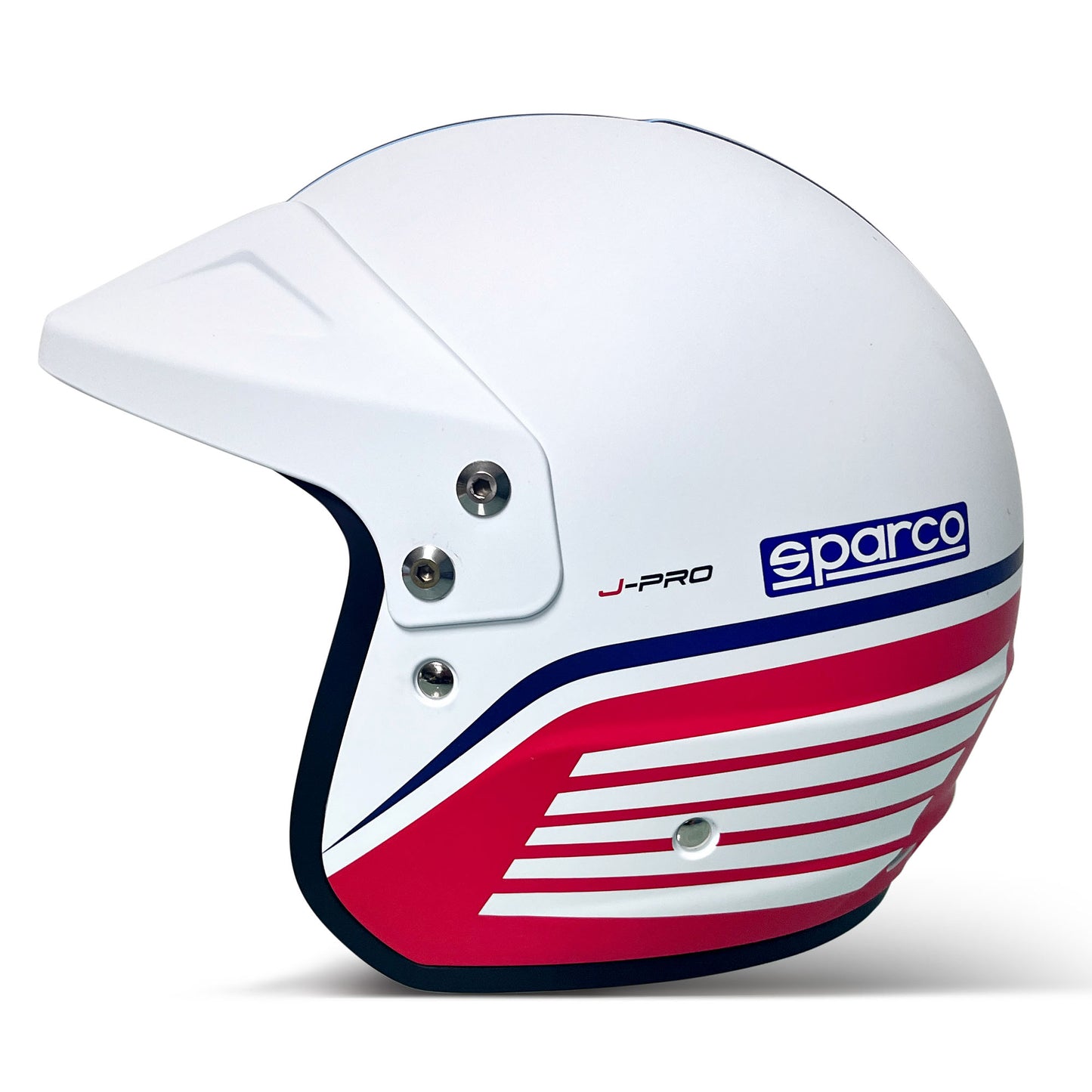 Sparco J-PRO Open Face Helmet Martini Racing Special Edition Track Day ECE Spec