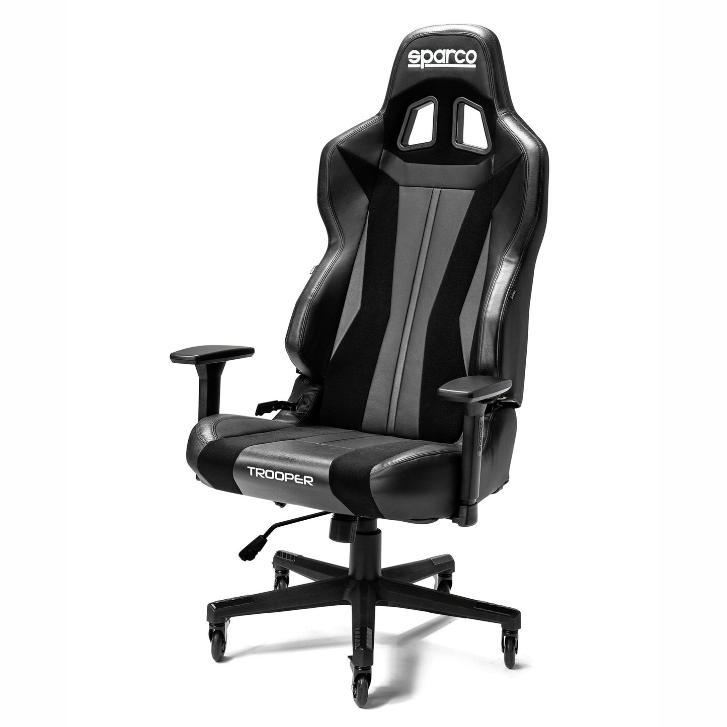 Sparco TROOPER Office Chair Comfort Sized Gaming Seat Racing Style Base & Wheels
