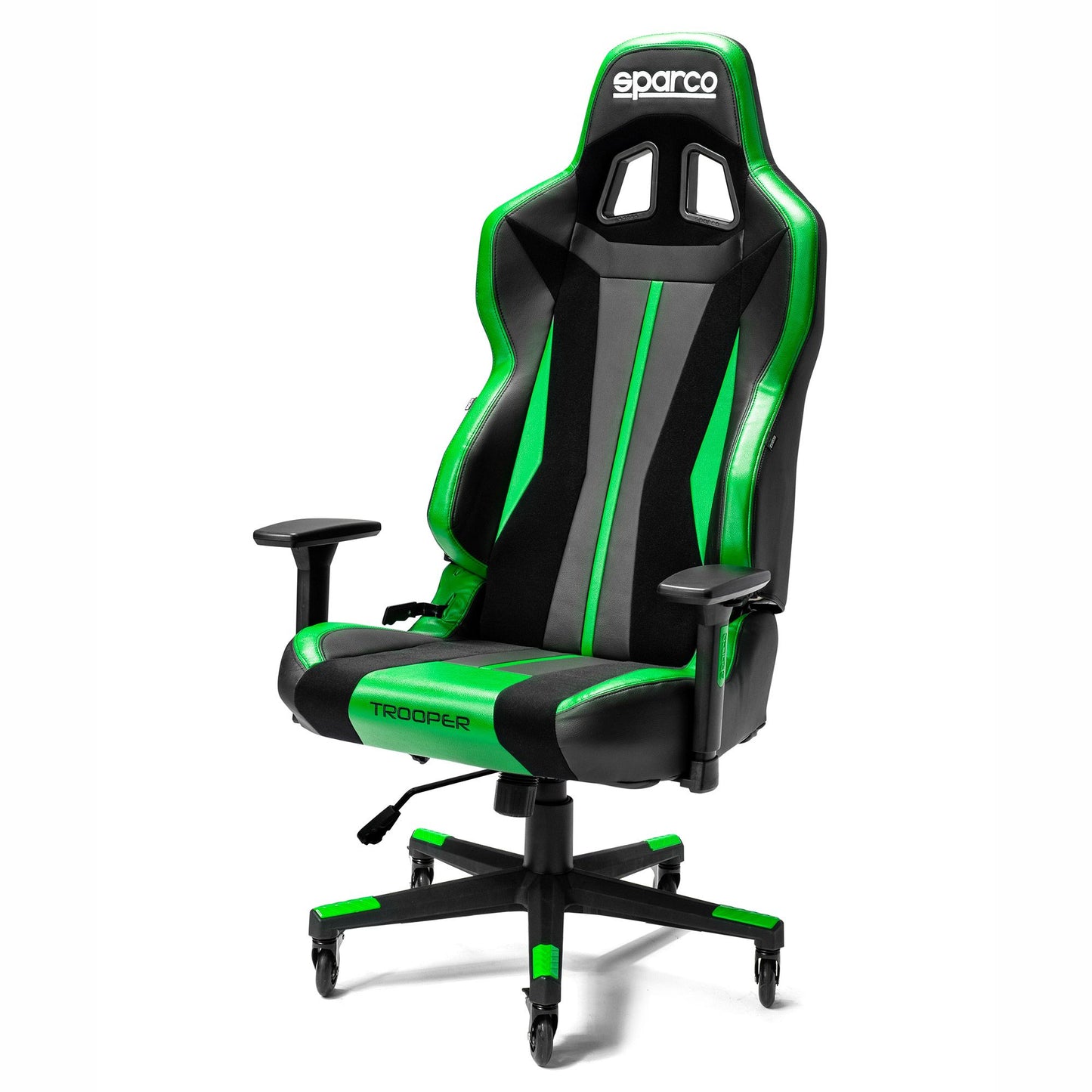 Sparco TROOPER Office Chair Comfort Sized Gaming Seat Racing Style Base & Wheels