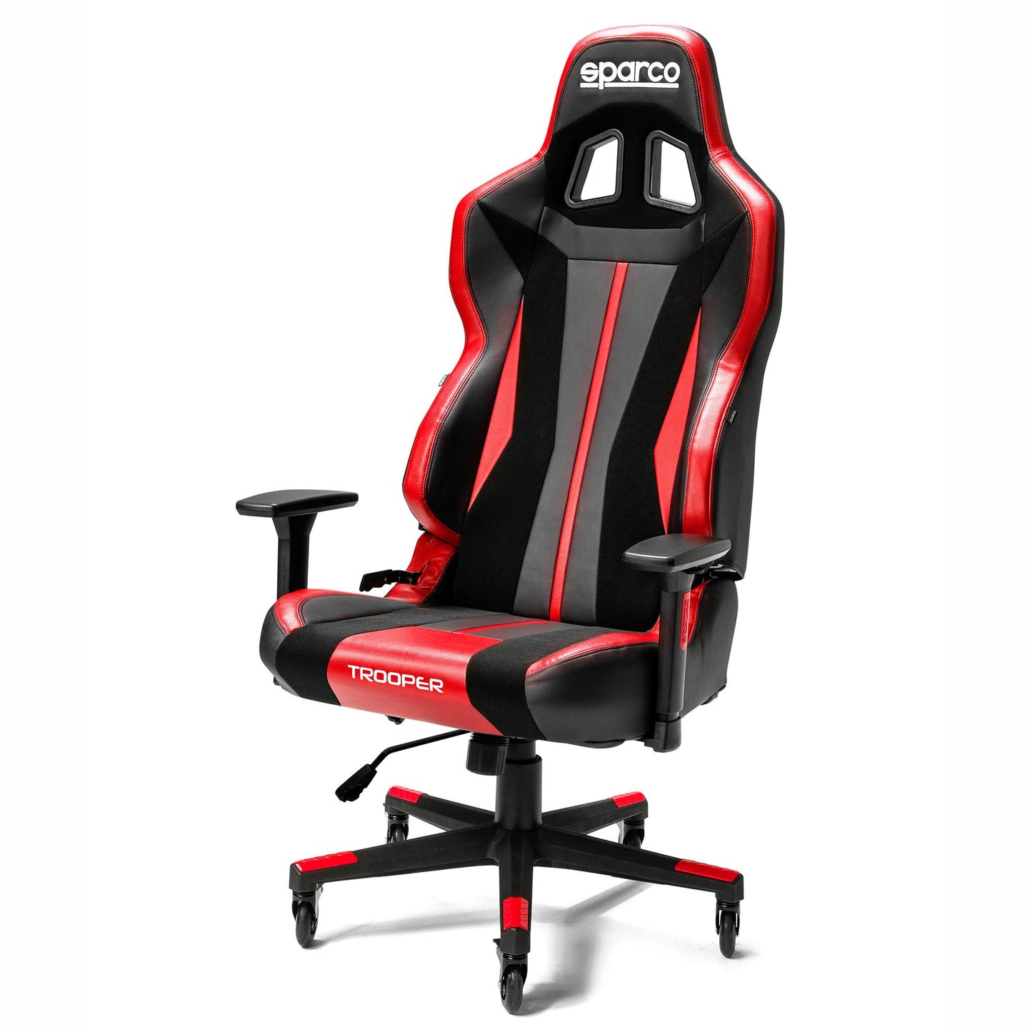 Sparco TROOPER Office Chair Comfort Sized Gaming Seat Racing Style Base & Wheels