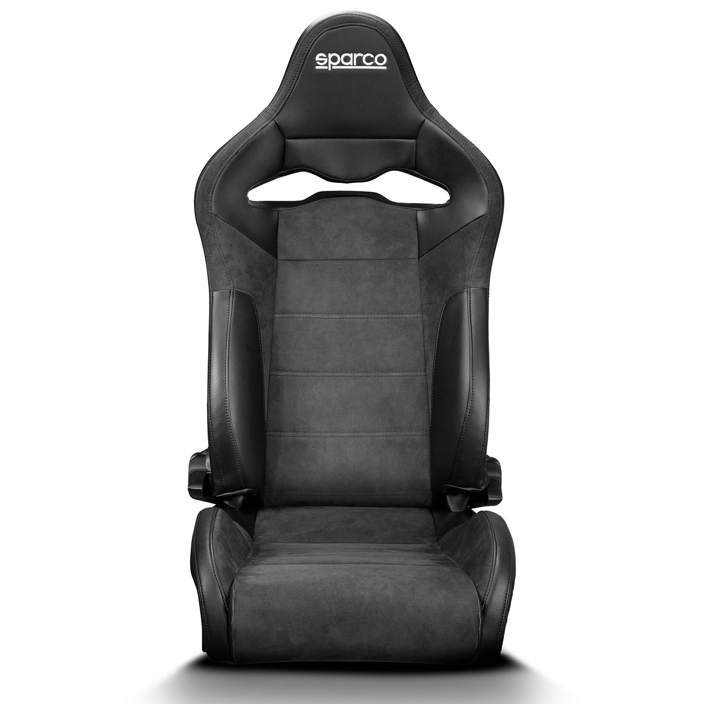 Sparco SP-R SPR Sports Bucket Seat Black Microfibre Fabric OEM Derived Recliner