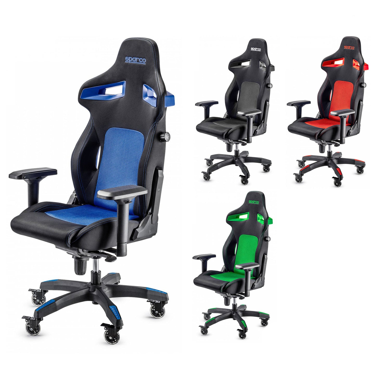 Sparco STINT R333 Performance Office Chair Gaming Seat with Pro-Castor Wheels