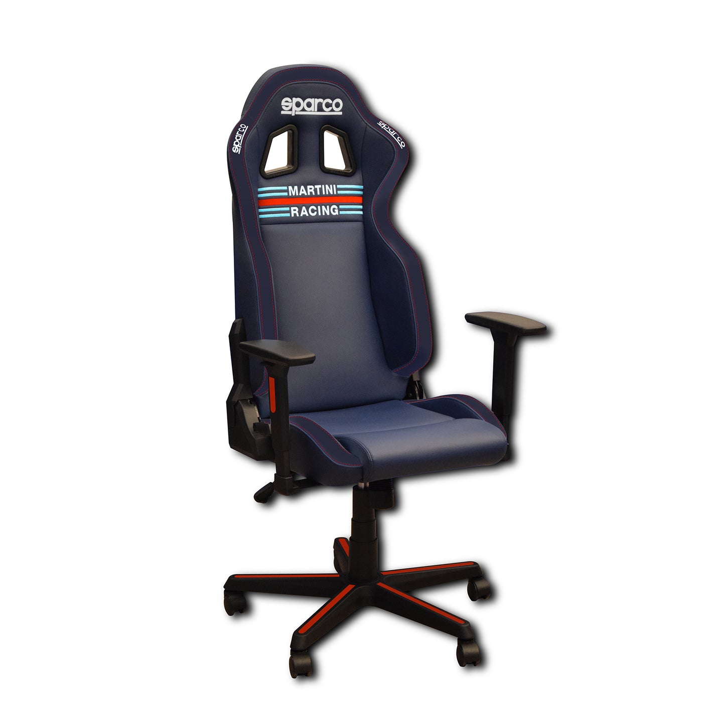 Sparco MARTINI RACING Office Chair R100 Gaming Seat on Wheels for Home or Work