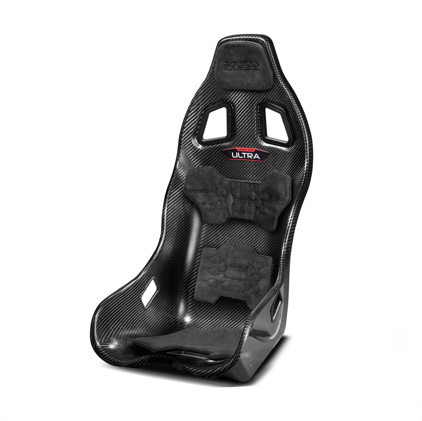 Sparco ULTRA Seat Padding Full Kit 4-Piece Alcantara Covered Pads Anti-Vibration