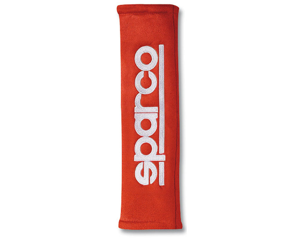 0109R3 Sparco GT Seat Belt Shoulder Pads Thin 2 Inch Harness Microfibre Pair - raceforglory.store