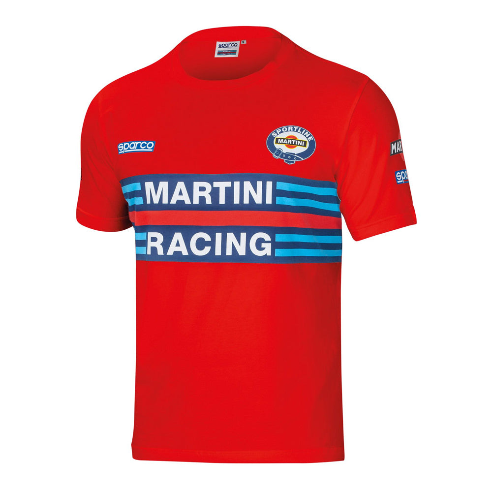 Sparco Martini Racing T-Shirt Mens Tee Iconic Lancia Rally Team Retro Edition - raceforglory.store