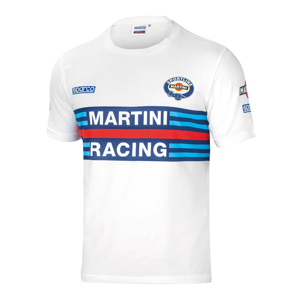 Sparco Martini Racing T-Shirt Mens Tee Iconic Lancia Rally Team Retro Edition - raceforglory.store