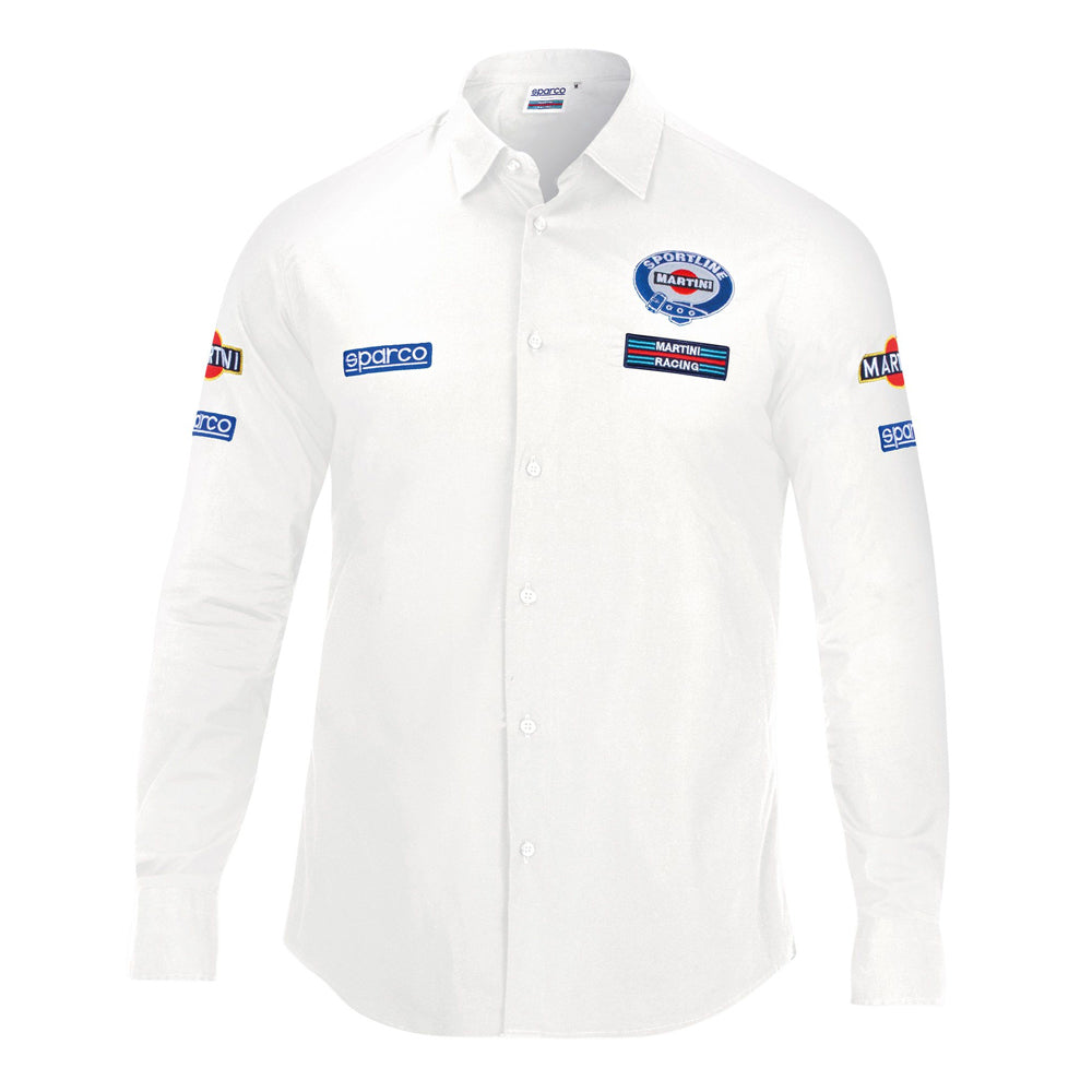 Sparco Martini Racing Mens Long Sleeve Shirt Retro Lancia Rally Team Fanwear - raceforglory.store