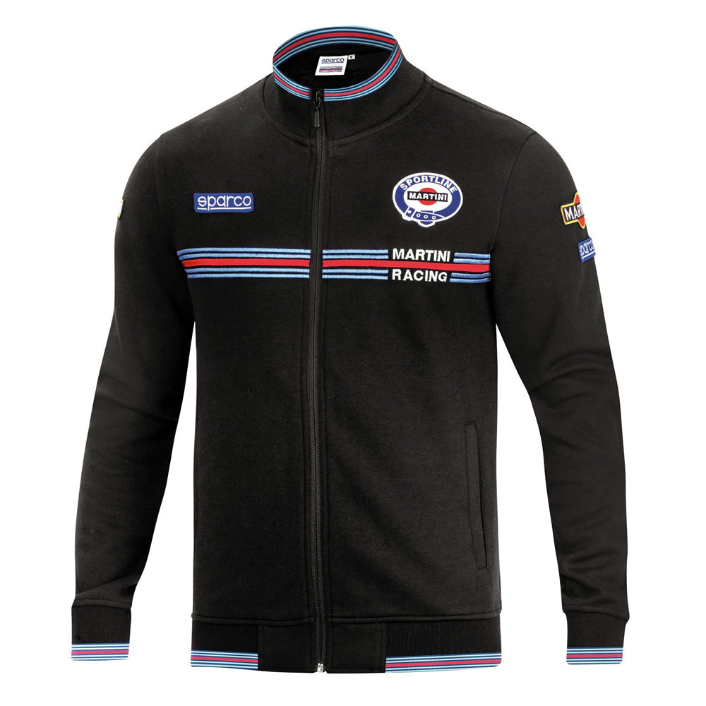 01278MR Sparco Martini Racing Full Zip Sweatshirt Jacket Lancia Rally Team