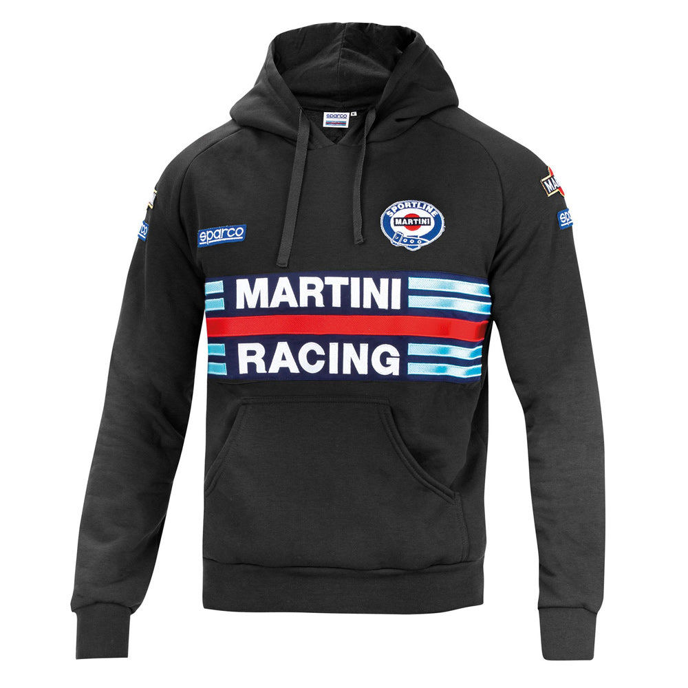Sparco Martini Racing Mens Hoodie Hoody Jumper Lancia Rally Team Retro Fanwear - raceforglory.store
