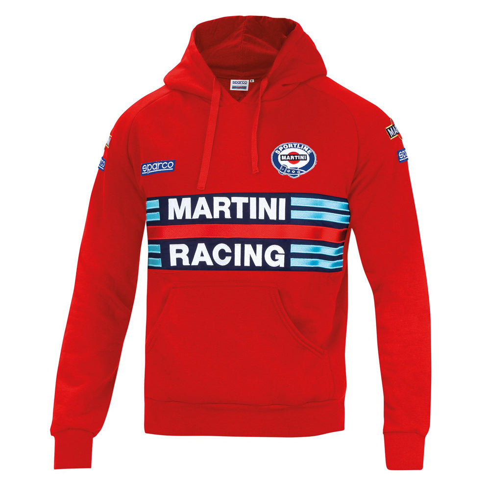 Sparco Martini Racing Mens Hoodie Hoody Jumper Lancia Rally Team Retro Fanwear - raceforglory.store