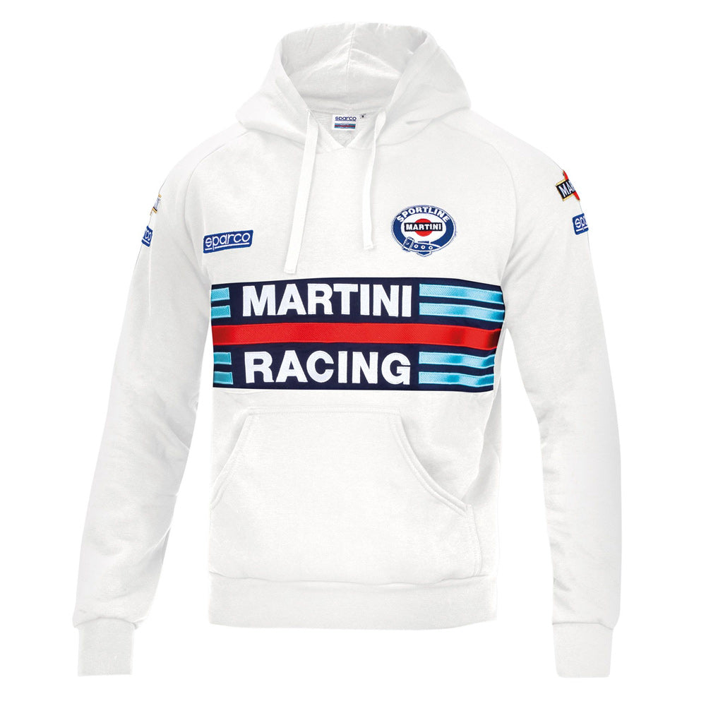 Sparco Martini Racing Mens Hoodie Hoody Jumper Lancia Rally Team Retro Fanwear - raceforglory.store