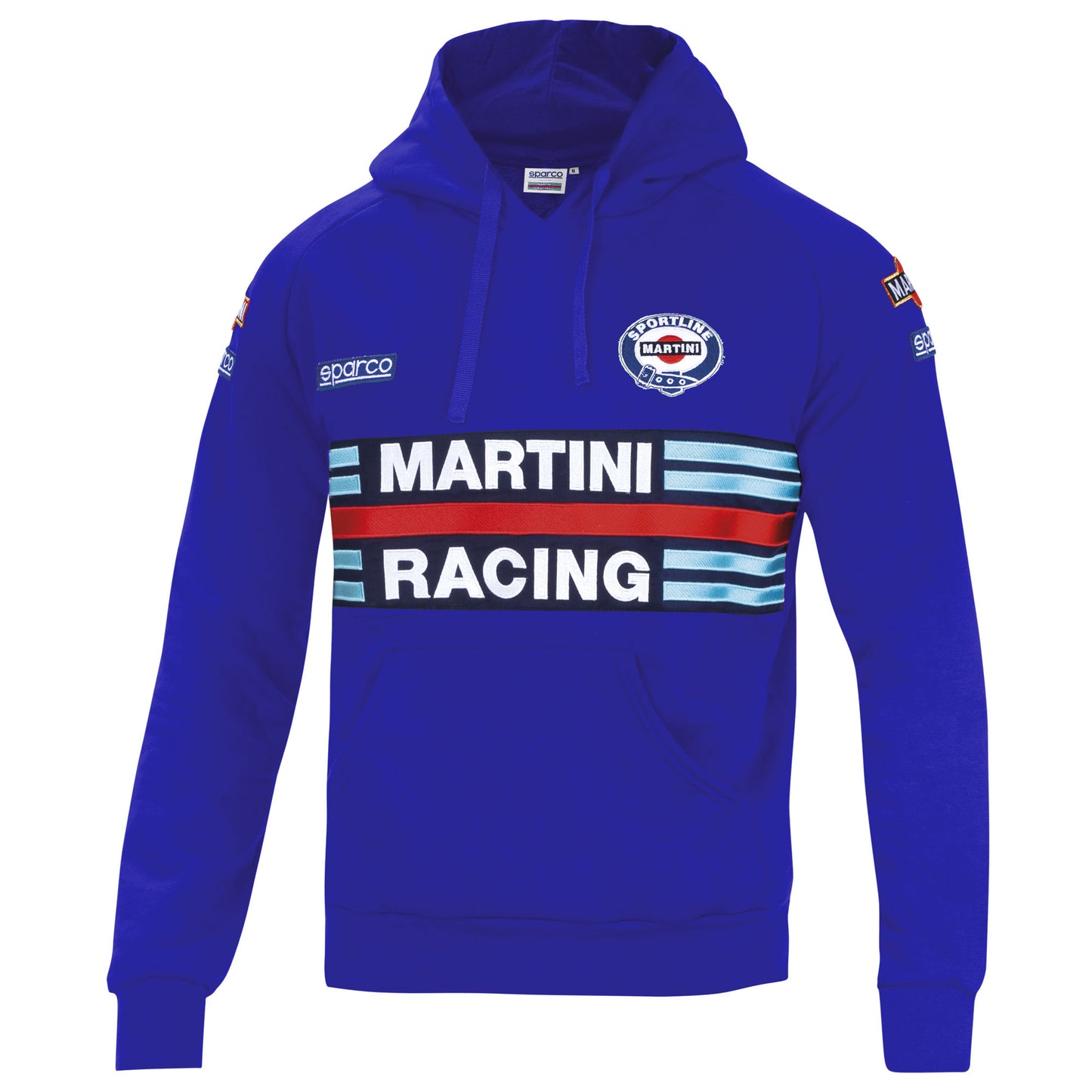 Sparco Martini Racing Mens Hoodie Hoody Jumper Lancia Rally Team Retro Fanwear - raceforglory.store