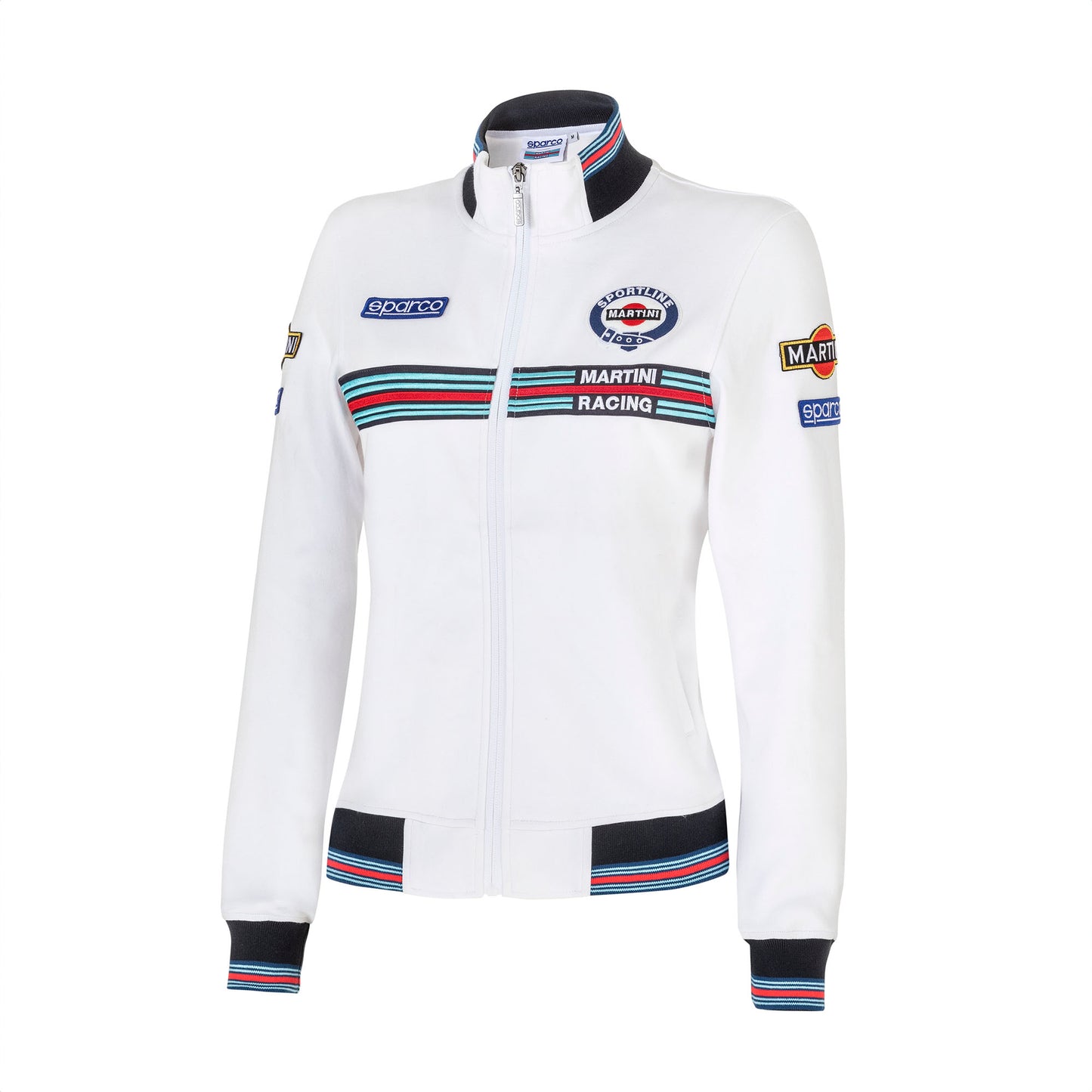 Sparco Lancia Martini Racing Ladies Sweatshirt Full Zip Jacket in Womens Sizes - raceforglory.store