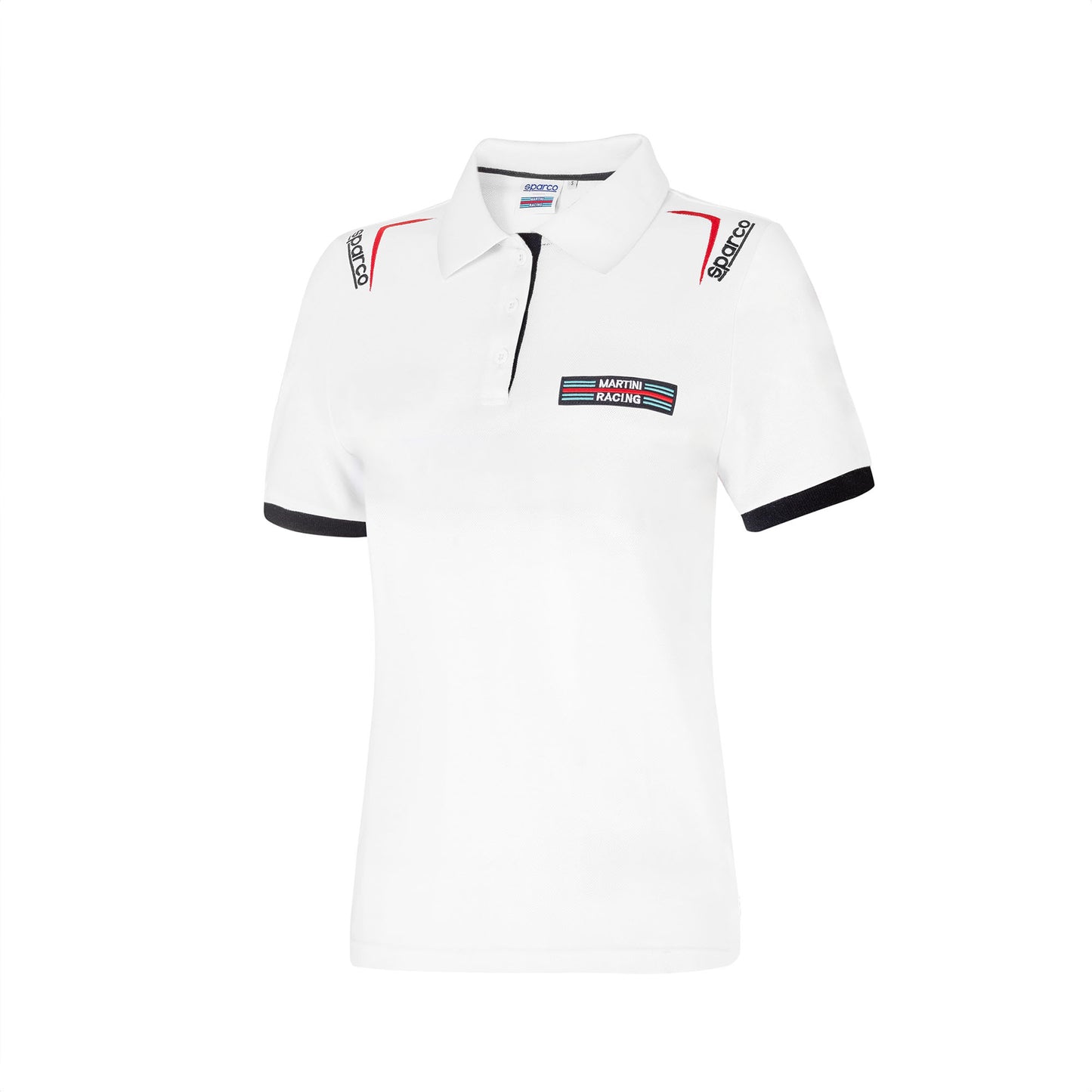 Sparco Lancia Martini Racing Ladies Polo Shirt 100% Cotton Womens Sizes Lady Fit - raceforglory.store