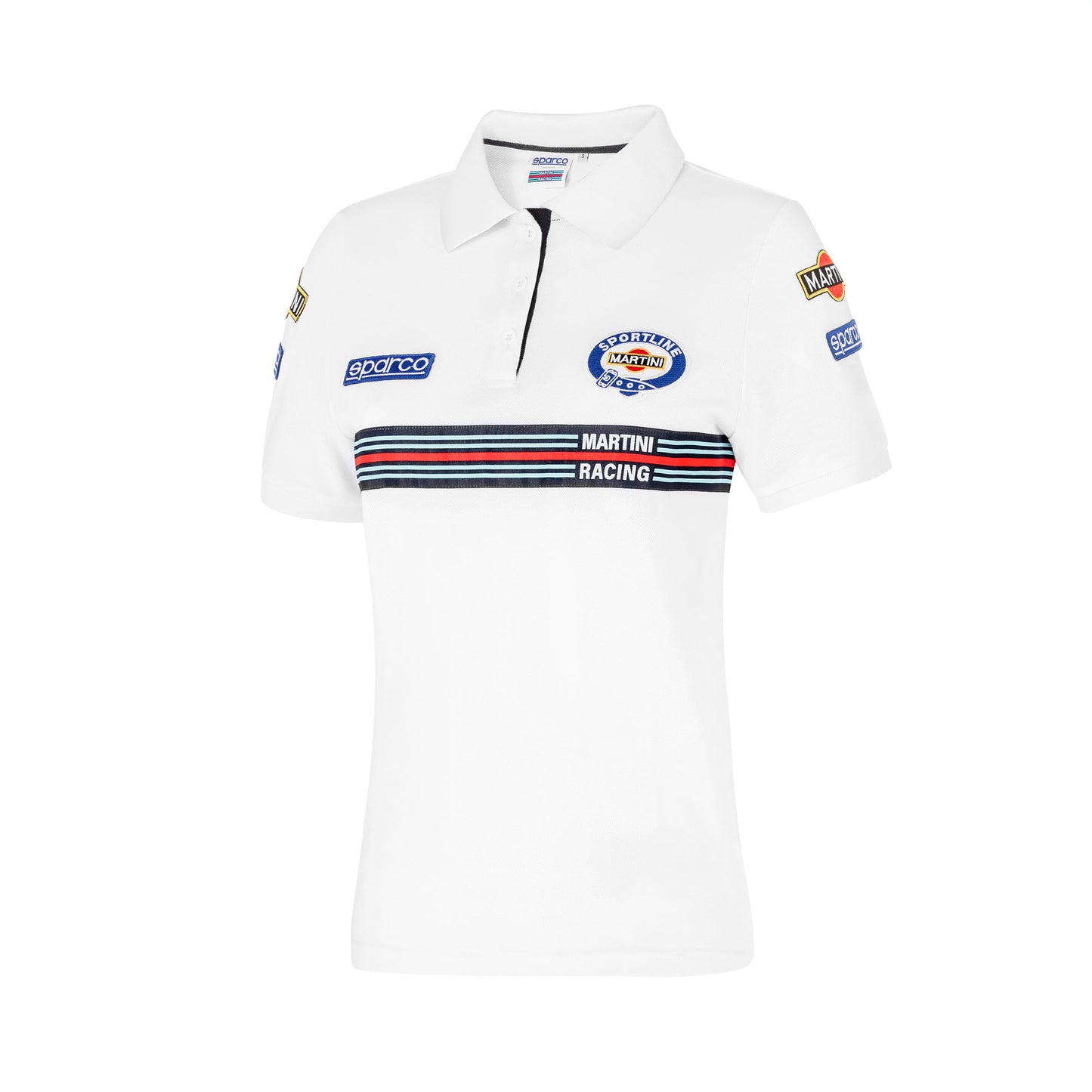 Sparco Martini Racing Ladies Polo Shirt Lady Lancia World Rally Teamwear Fanwear - raceforglory.store