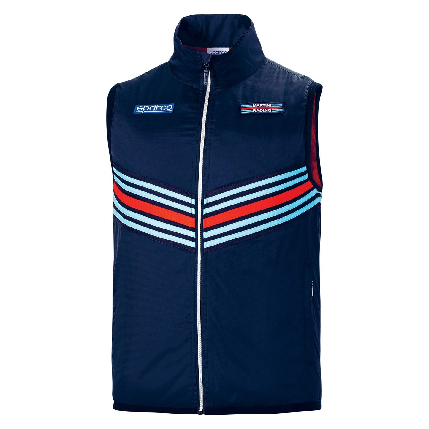 Sparco Martini Racing Gilet Bodywarmer Retro Lancia Rally Design Mens Size S-XXL - raceforglory.store