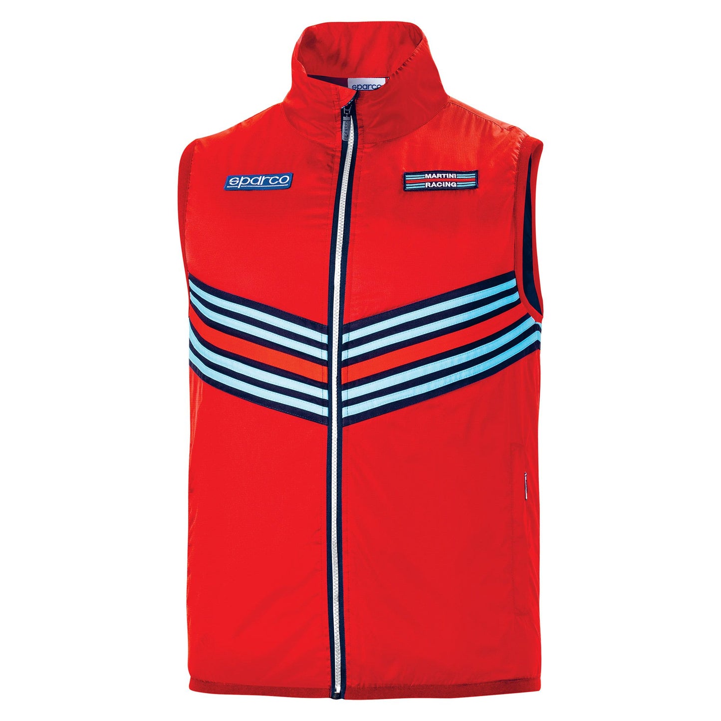 Sparco Martini Racing Gilet Bodywarmer Retro Lancia Rally Design Mens Size S-XXL - raceforglory.store