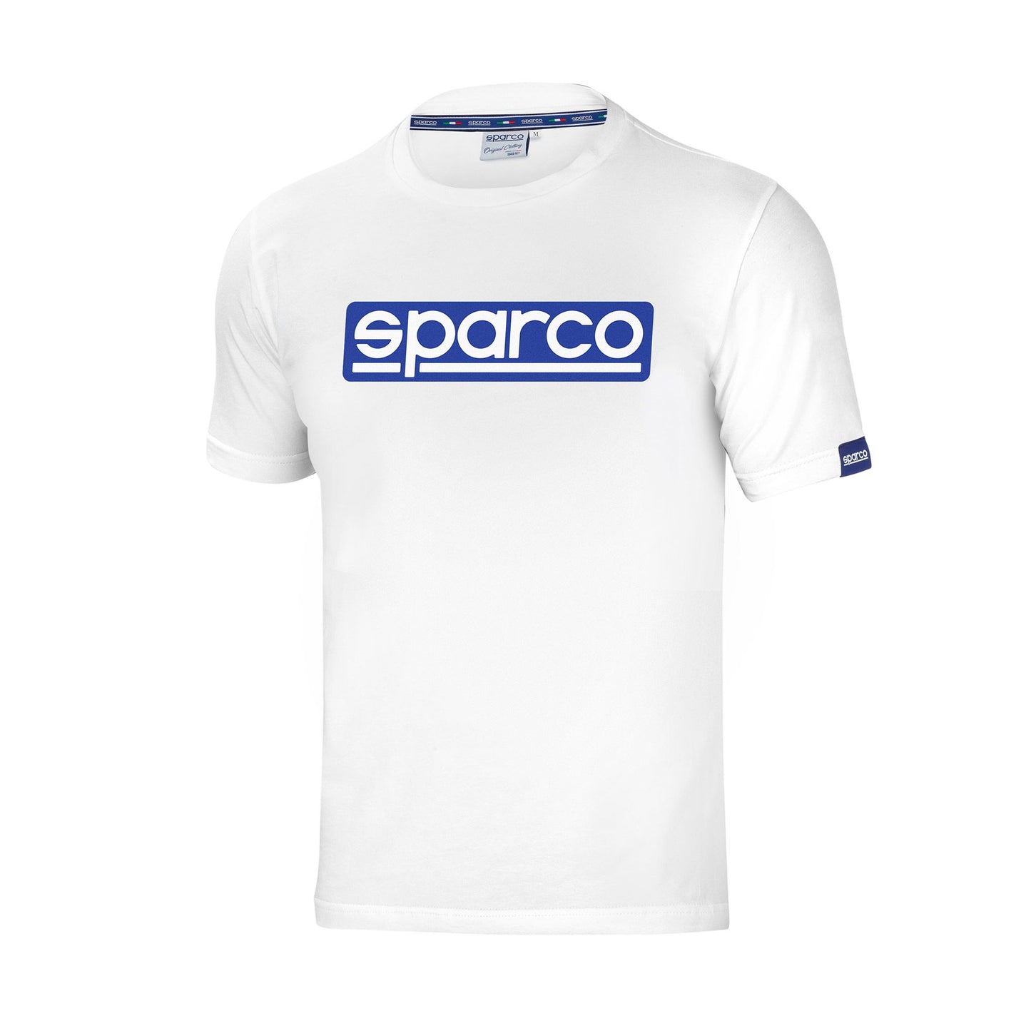 Sparco Original Racing T-Shirt Classic Blue/White Logo Design Cotton Mens S-XXL - raceforglory.store