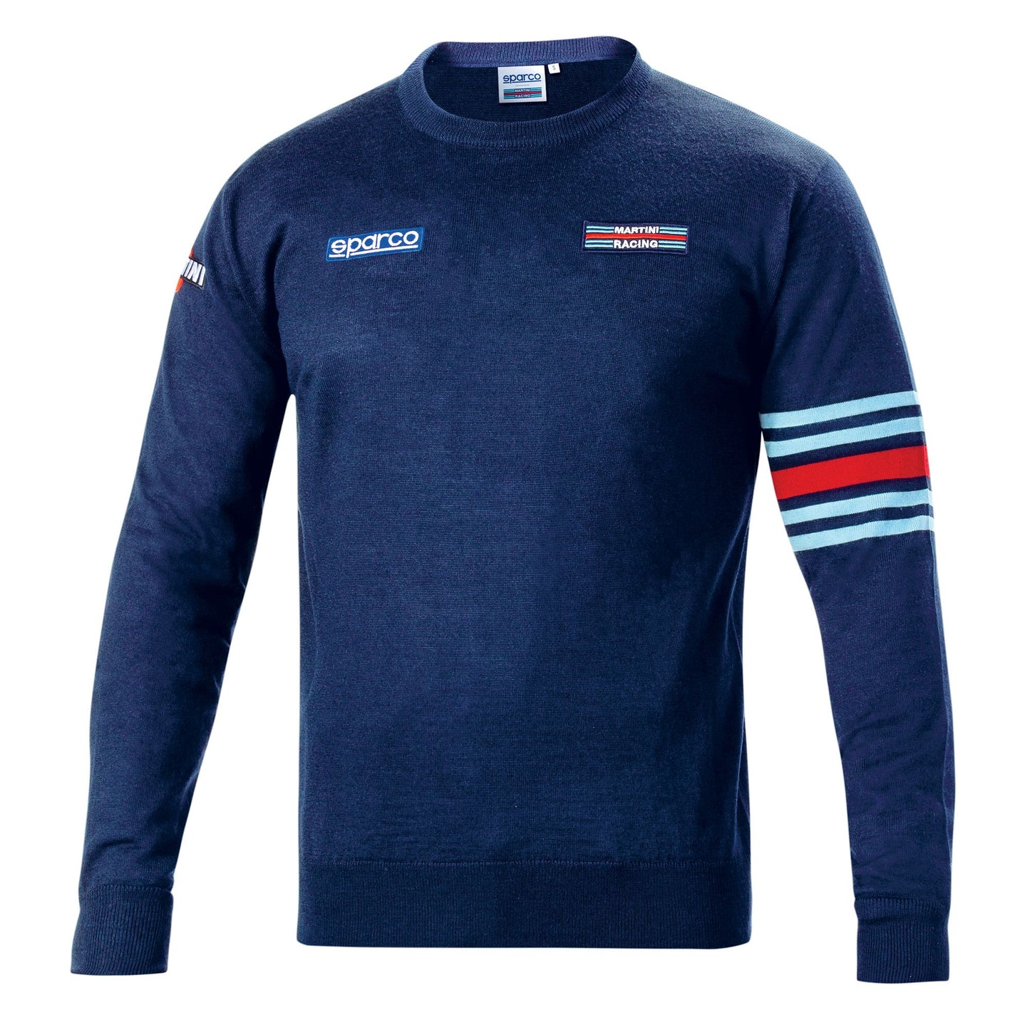 Sparco Martini Racing Sweater Cotton Jumper Lancia Rally Team Made in Italy - raceforglory.store