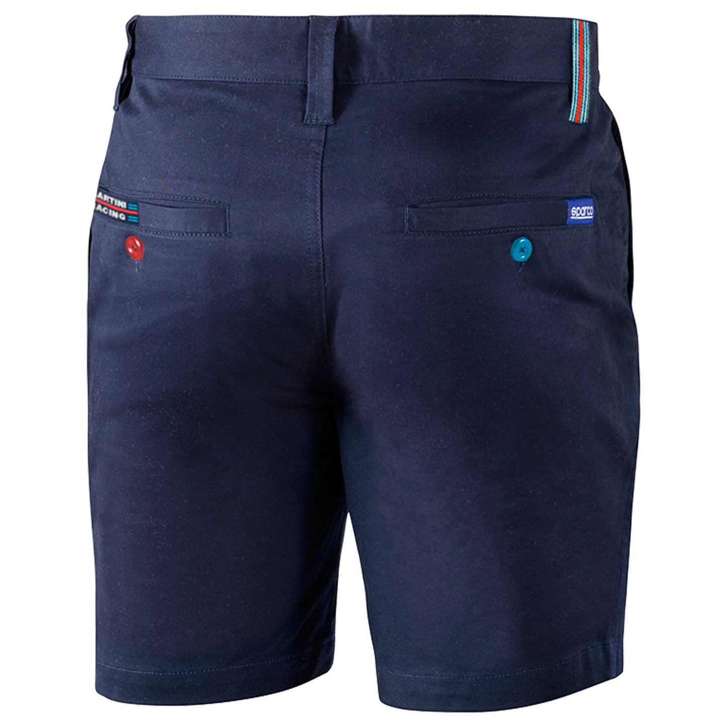 Sparco Martini Racing Shorts Smart Classic Design Cotton Lancia Rally Retro Fan - raceforglory.store