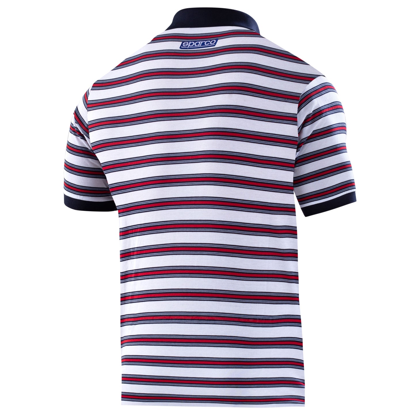 Sparco Martini Racing Polo Shirt Striped Design 100% Cotton Mens Sizes S-XXL - raceforglory.store