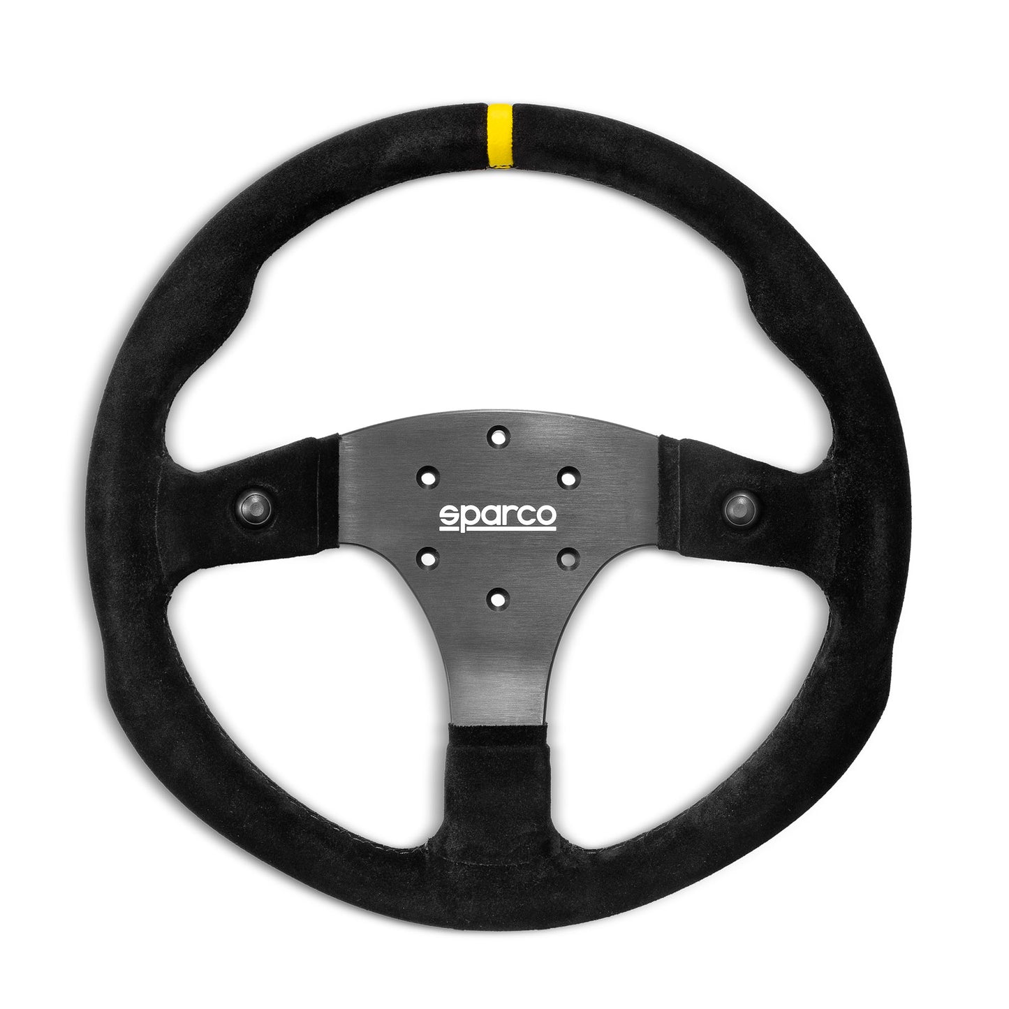 Sparco R350B Racing Steering Wheel with 2 Push Buttons Suede 350mm Diameter