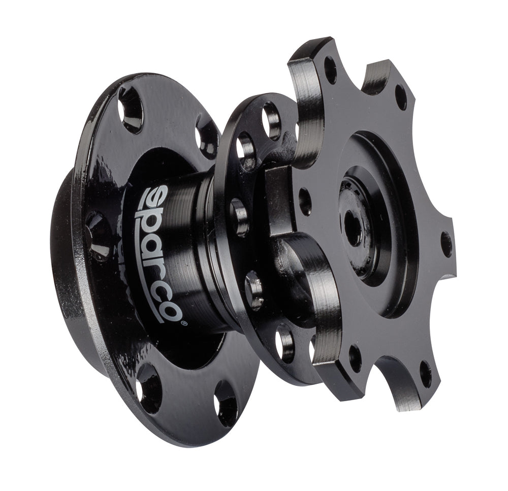 Sparco Steering Wheel Quick Release Hub Boss Aluminium CNC 6-Hole 6x70mm PCD