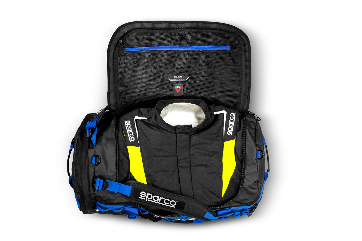 Sparco DAKAR Large Duffle Bag for Motorsport Driver Racewear 110L 70x40x40cm - raceforglory.store
