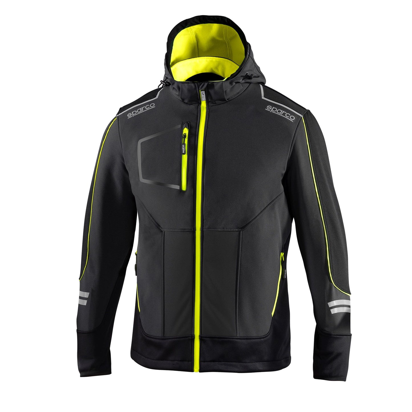 02412 Sparco Racing Technical Softshell Jacket Mechanic Workwear Pitcrew Team - raceforglory.store