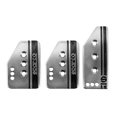 Sparco SETTANTA Foot Pedal Set 3-Piece Lightweight Performance Fast Road Tuning