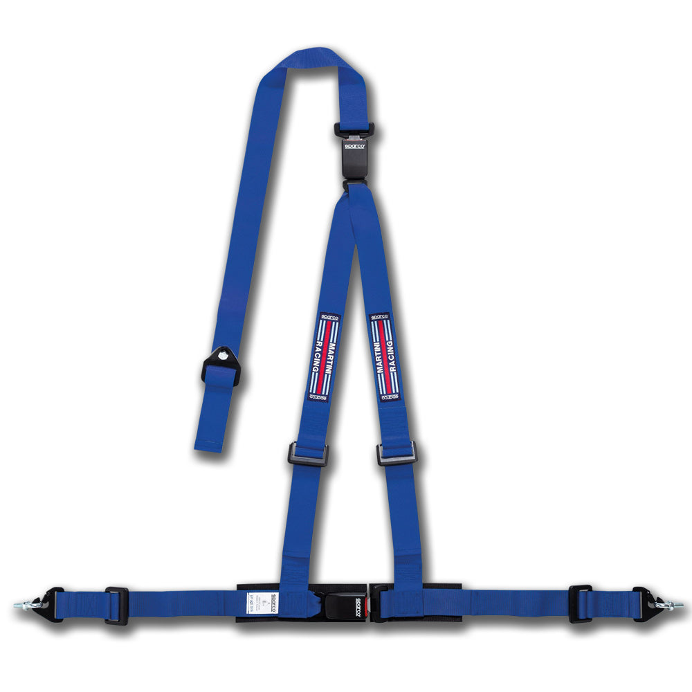 Sparco CLUB Harness Martini Racing Edition 3-Point ECE Spec for Road or Track - raceforglory.store