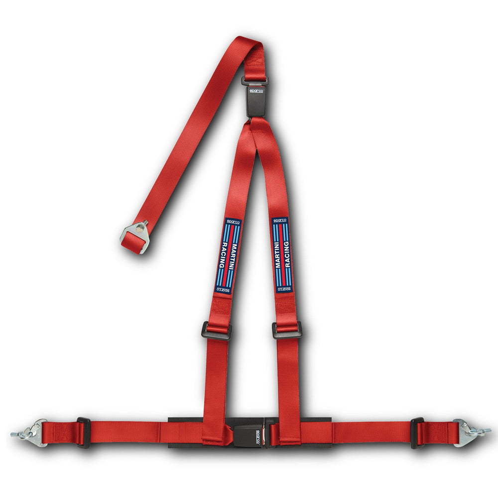 Sparco CLUB Harness Martini Racing Edition 3-Point ECE Spec for Road or Track - raceforglory.store