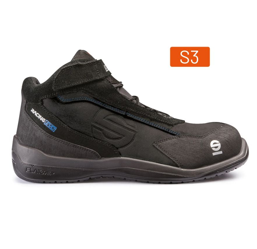 07515 Sparco RACING EVO S3 SRC Work Boots Safety Footwear Suede Leather Nubuck - raceforglory.store
