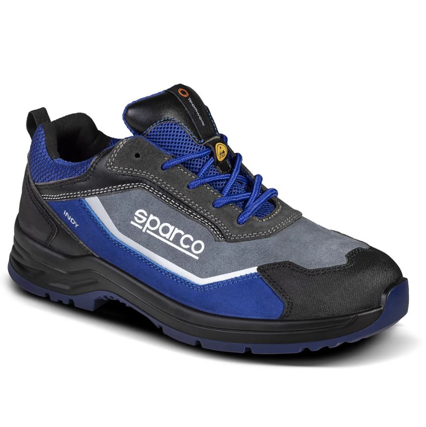 07537 Sparco INDY Safety Footwear Shoes Leather Trainers ESD S3S SR LG Approved - raceforglory.store