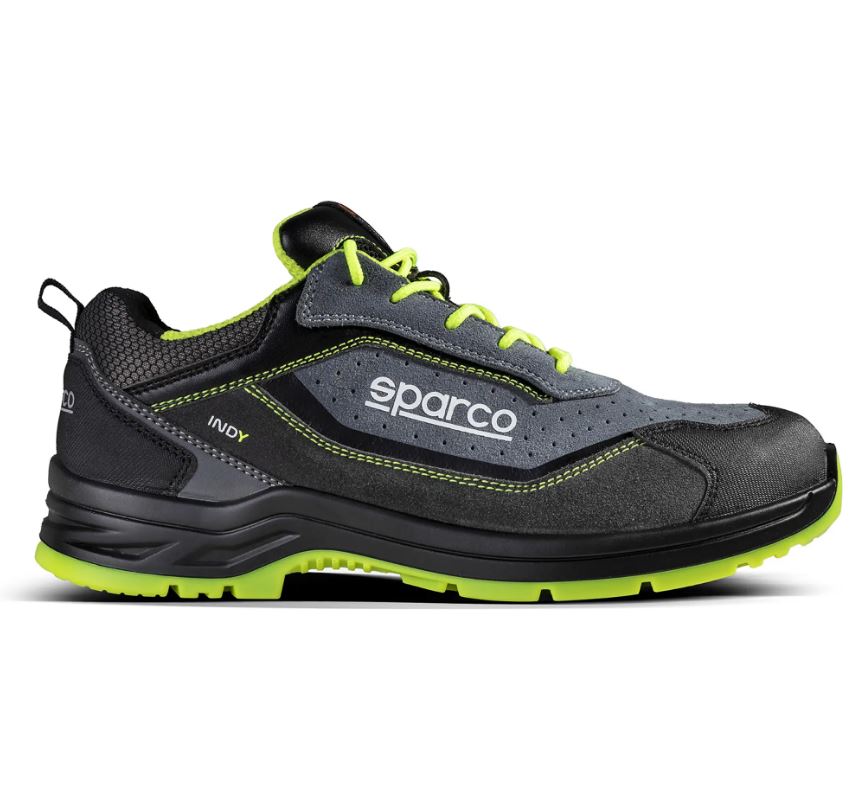 07538 Sparco INDY Industrial Safety Footwear Trainers Work Shoes ESD S1PS SR - raceforglory.store